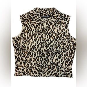 Cheetah Print‎ Vest